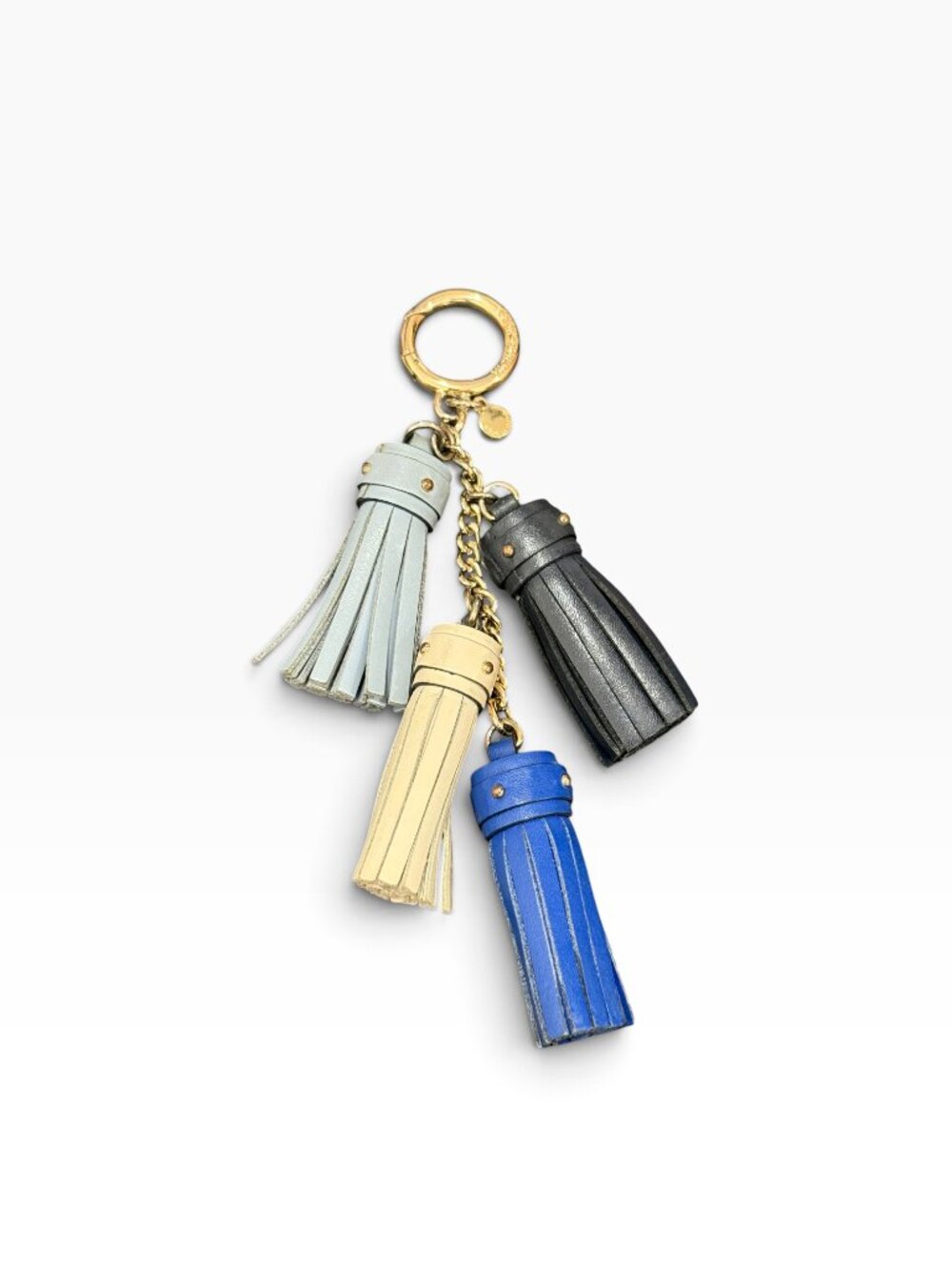 Michael Kors Leather Cascading Tassel Key Chain